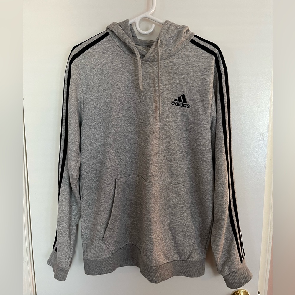 Men’s Adidas 3 stripe hoodie